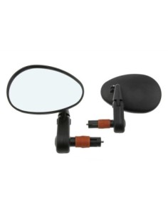 3D Mirror Bar End 2002SB Black.